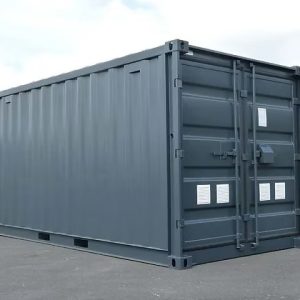 15-Fuß-Container mit Elektroinstallation, Lüftungsgittern und Schlüsselschloss