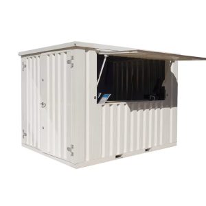 XL Demontierbarer Barcontainer 3×2 Meter Weiß RAL 9016