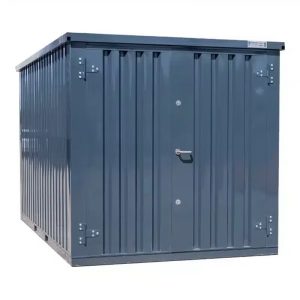 Container 4 x 2 Meter Doppeltür an der kurzen Seite Anthrazit RAL 7016